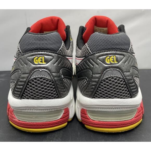 Asics GEL EXALT Black Red Gray Running Race Shoes Mens Size 12 Fast Shipping - Picture 6 of 11